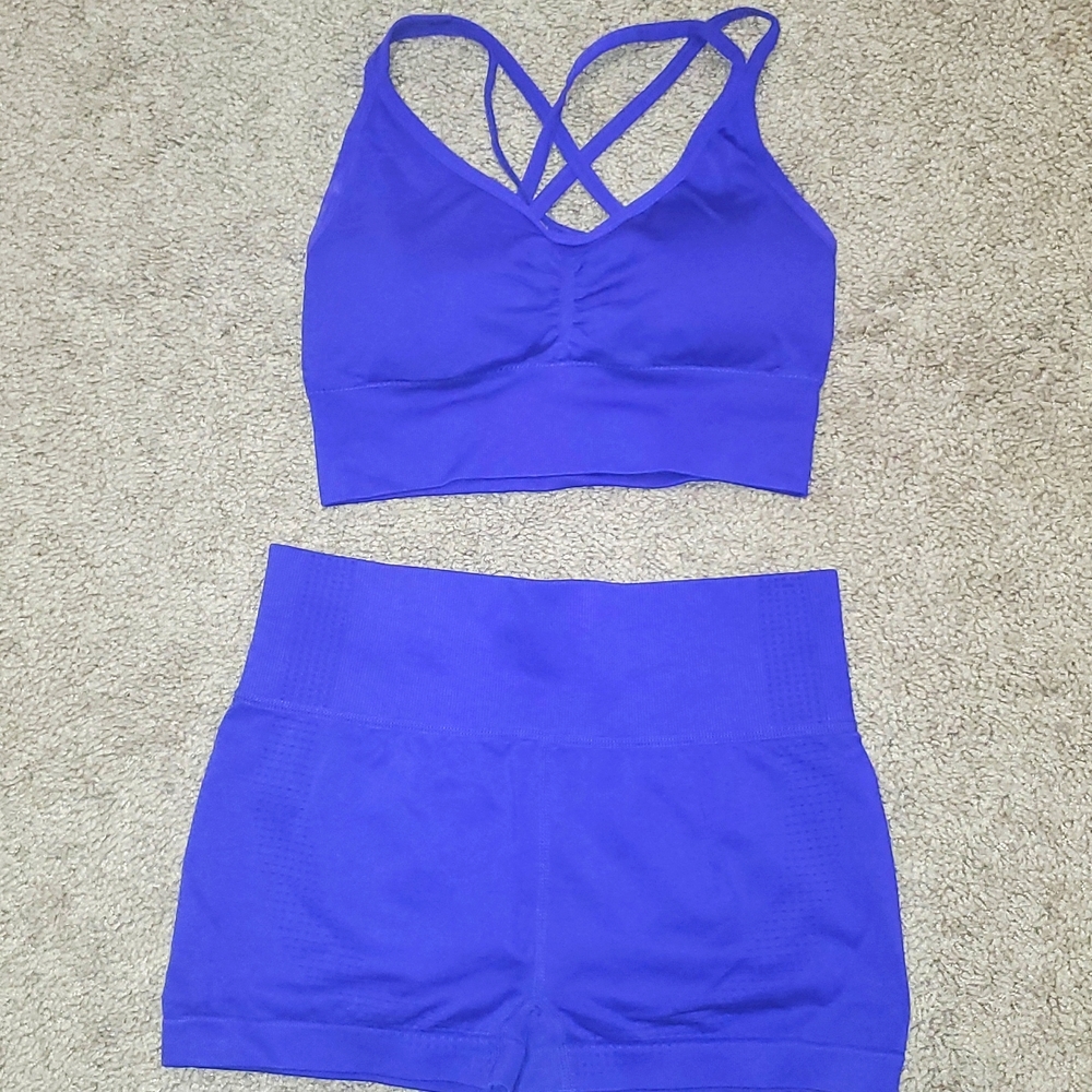 Purple Short Set